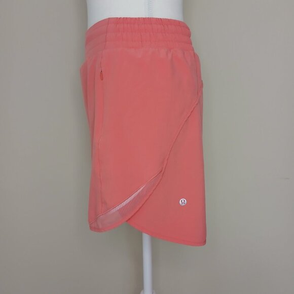 Lululemon Hotty Hot High Rise Skirt with Built In Shorts Raspberry Cream Size 4 - Picture 6 of 9